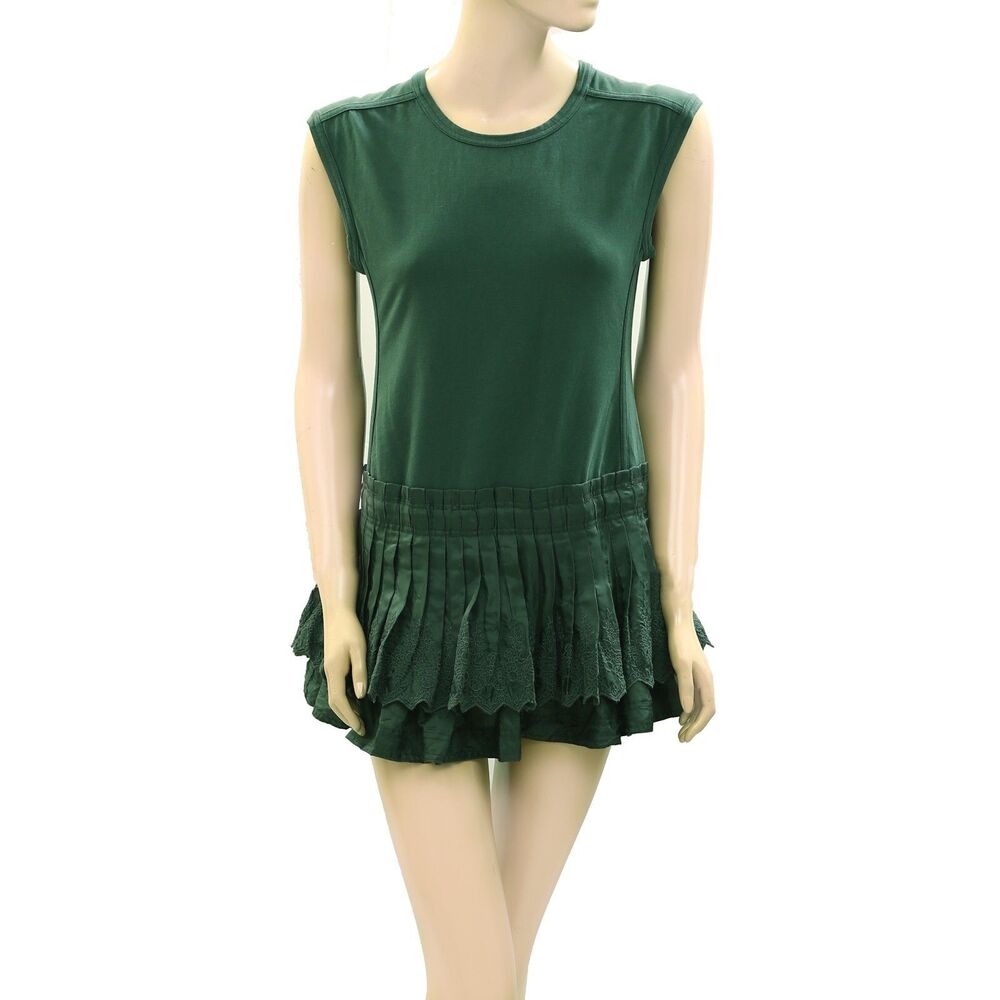 Daily Practice by Anthropologie Solid Set Mini Dress Embroidered XXS NEW 274101 - Picture 5 of 8